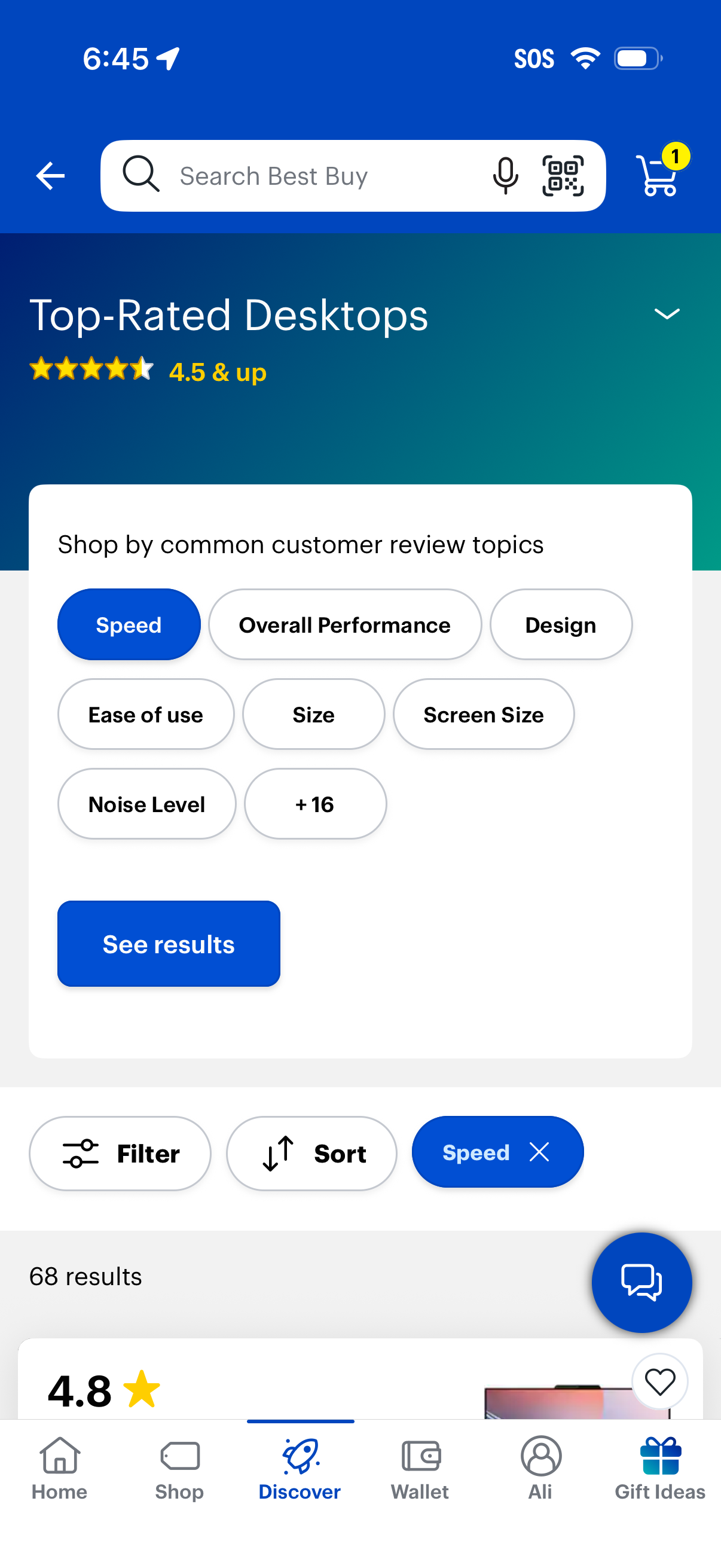 best-buy search screenshot